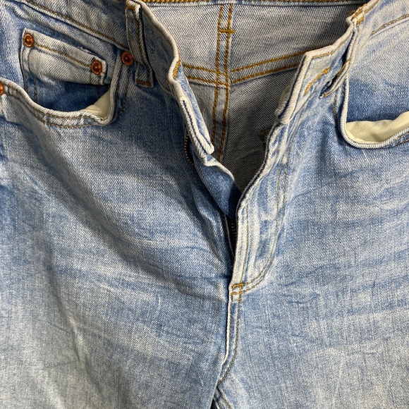 Zara Denim Straight Leg Jeans in Light Blue - Picture 3 of 5